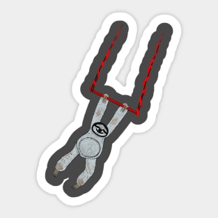 Trapeze sloth Sticker